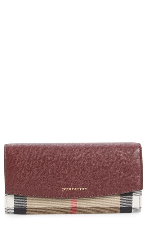 burberry porter wallet red|Burberry wallet sale outlet.